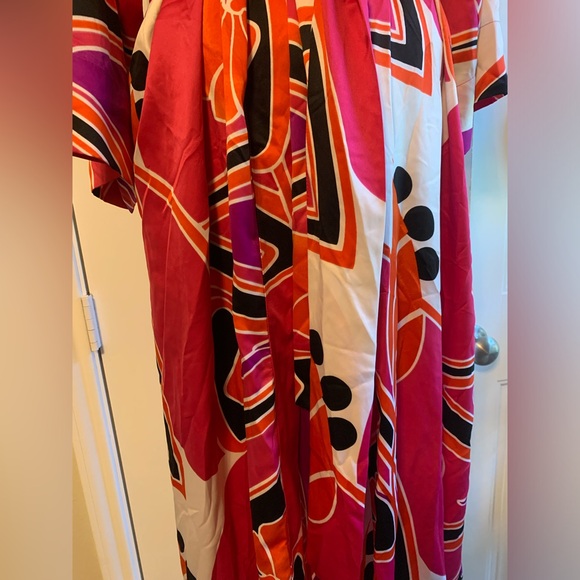 NWT Natori Women's Nightgown & Robe Set Floral Abstract Print Gown (M) Robe (S) - Picture 9 of 9